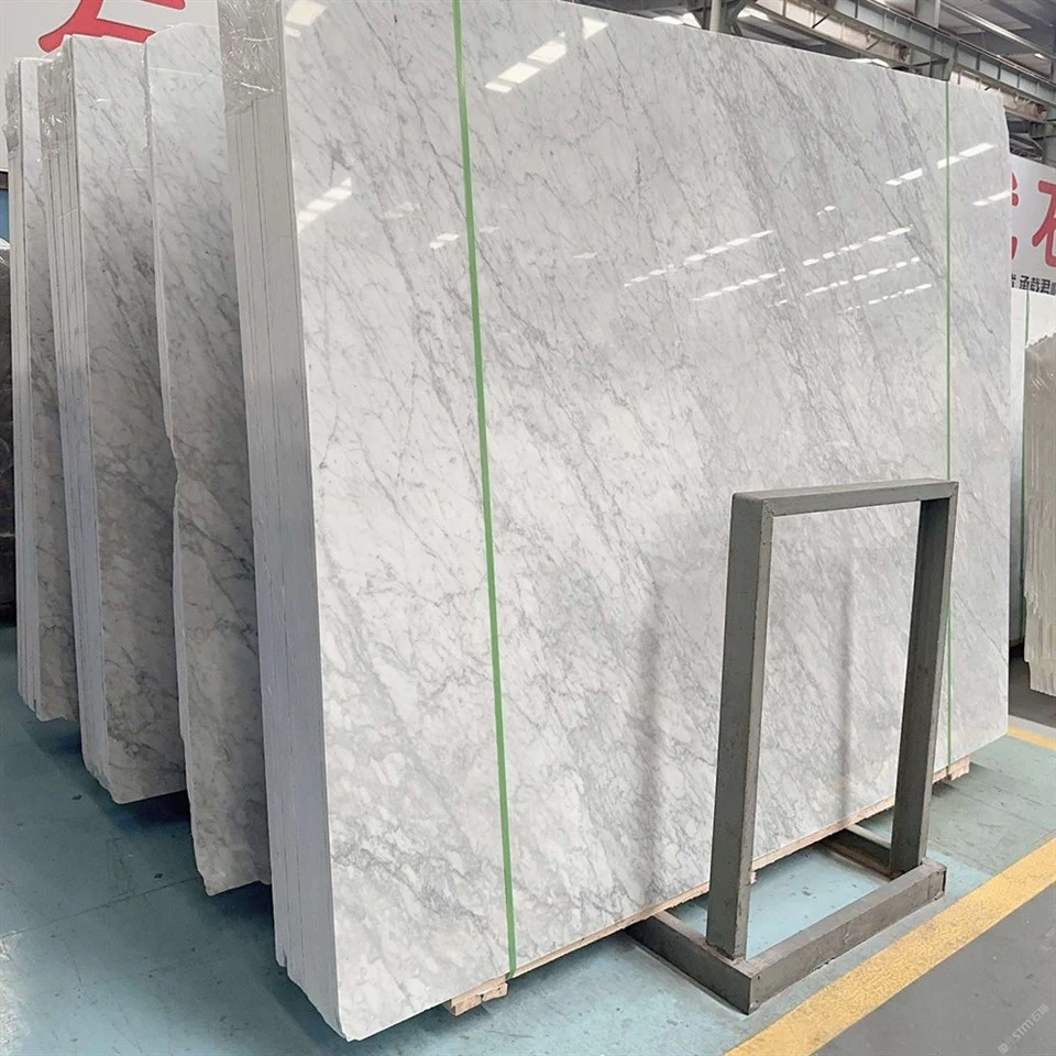 custom cut bianco carrara marble slab